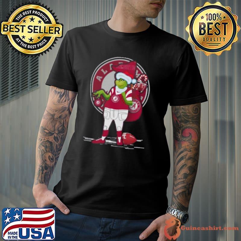 Santa Grinch Alabama Crimson Tide Christmas 2023 Shirt