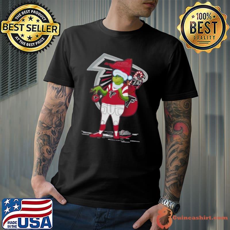 Santa Grinch Atlanta Falcons Christmas 2023 Shirt