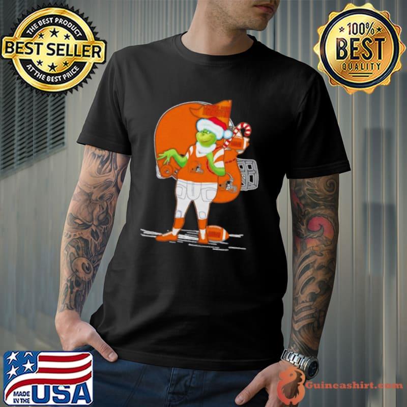 Santa Grinch Cleveland Browns Christmas 2023 Shirt