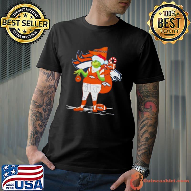 Santa Grinch Denver Broncos Christmas 2023 Shirt