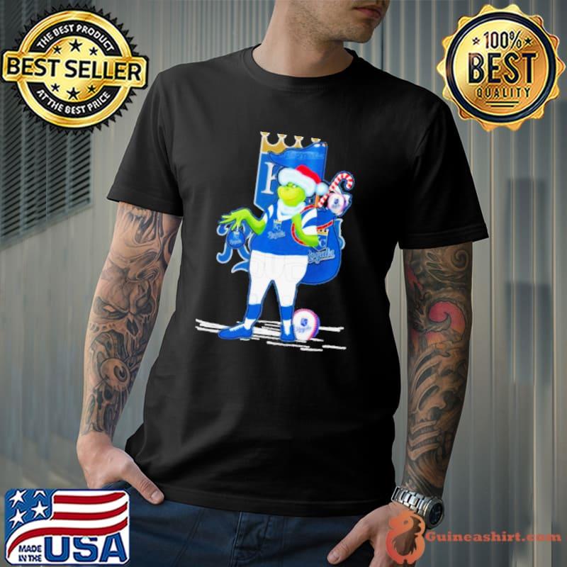 Santa Grinch Kansas City Royals Gift Christmas shirt
