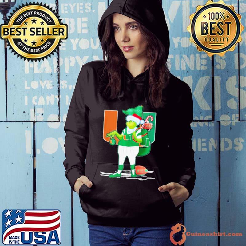 Santa Grinch Miami Hurricanes Gift Christmas s Hoodie