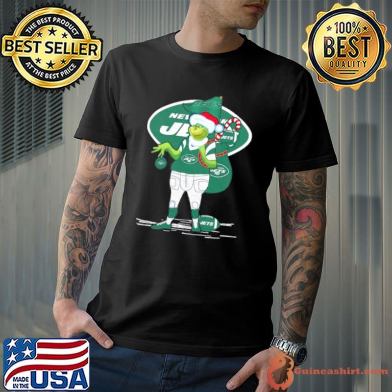 Santa Grinch New York Jets Christmas 2023 Shirt