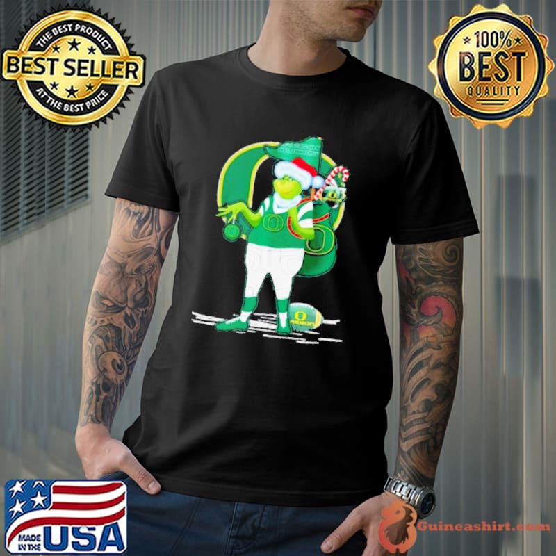 Santa Grinch Oregon Ducks Gift Christmas shirt
