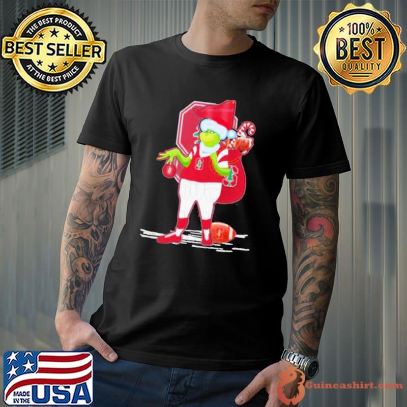 Santa Grinch Stanford Cardinal Gift Christmas shirt