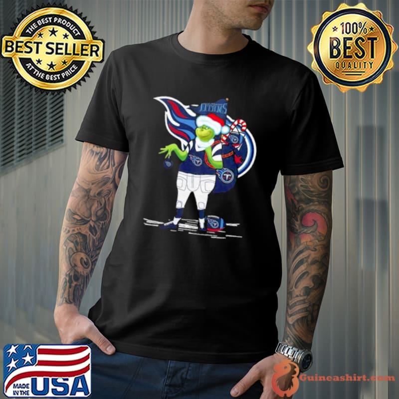 Santa Grinch Tennessee Titans Christmas 2023 Shirt