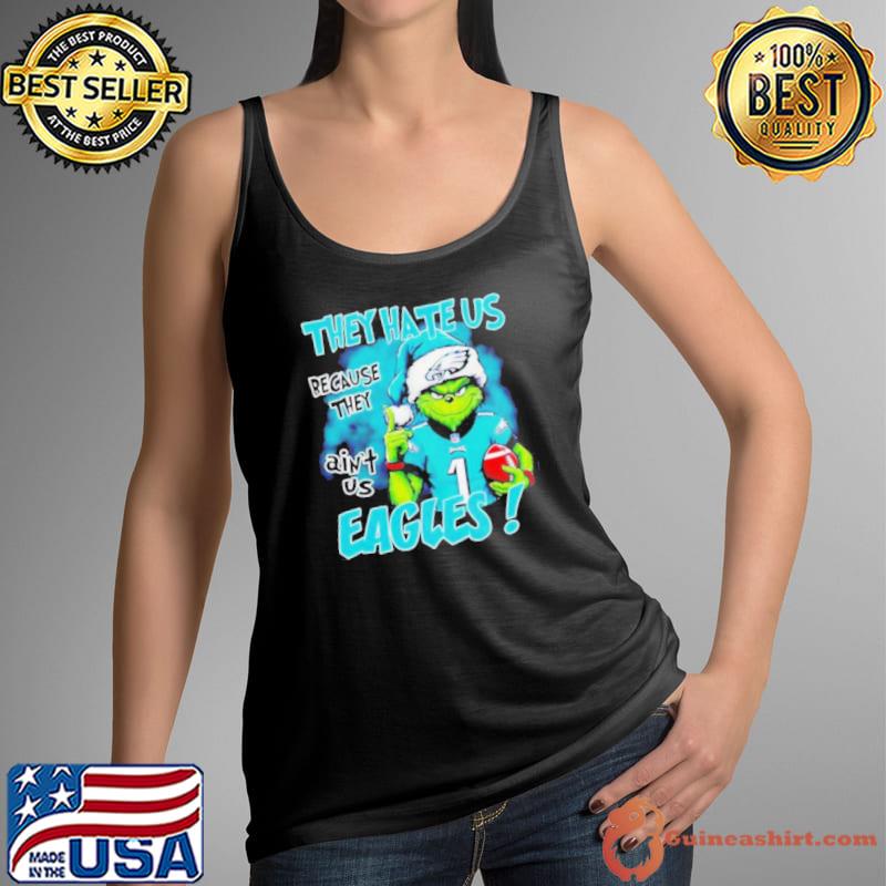 Santa Grinch they hate us because they ain’t us Eagles s Tank Top