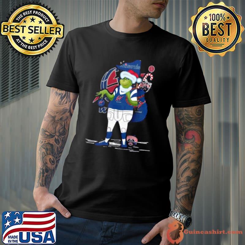 Santa Grinch Washington Wizards Christmas 2023 Shirt