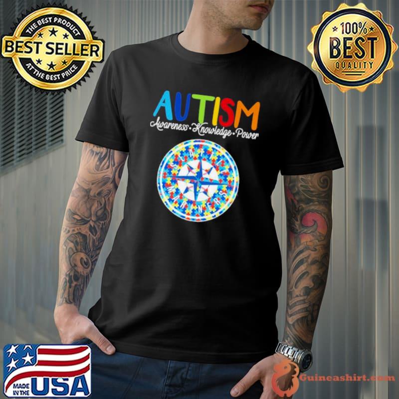 Seattle Mariners Autism Awareness Knowledge Power shirt