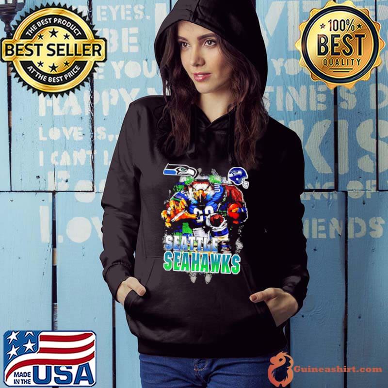 Seattle Seahawks Football Mascot 2023 Vintage s Hoodie