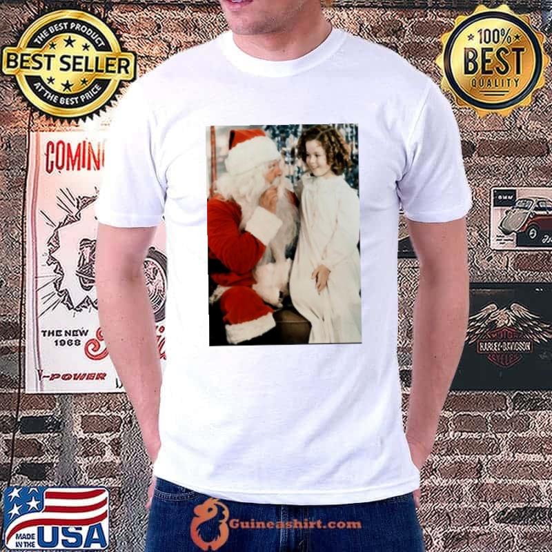 Shirley Temple And Santa Christmas shirt