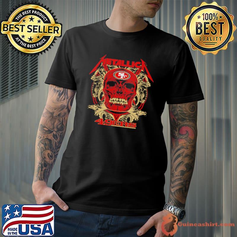 Skull Metallica San Francisco 49Ers Shirt