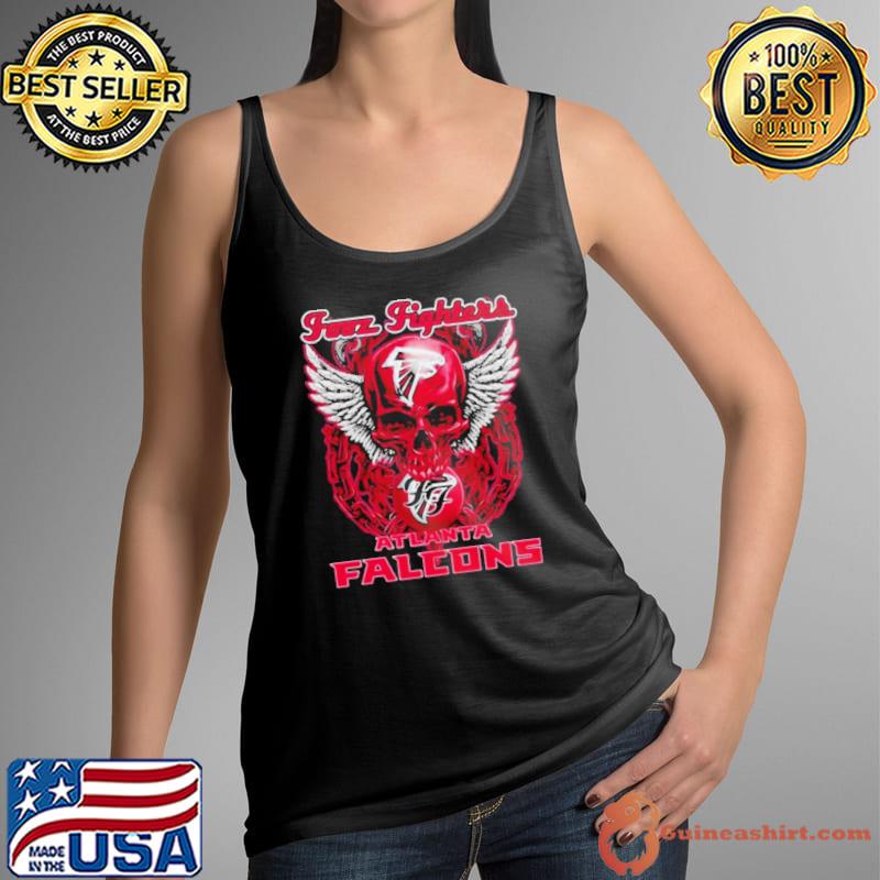 Skull Wings Fooz Fighters Atlanta Falcons Shirt Tank Top