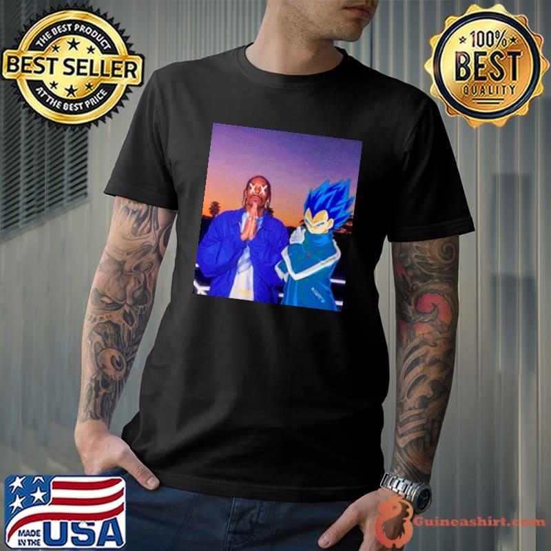 Snoop Dogg x Vegeta Dragon Ball Z shirt