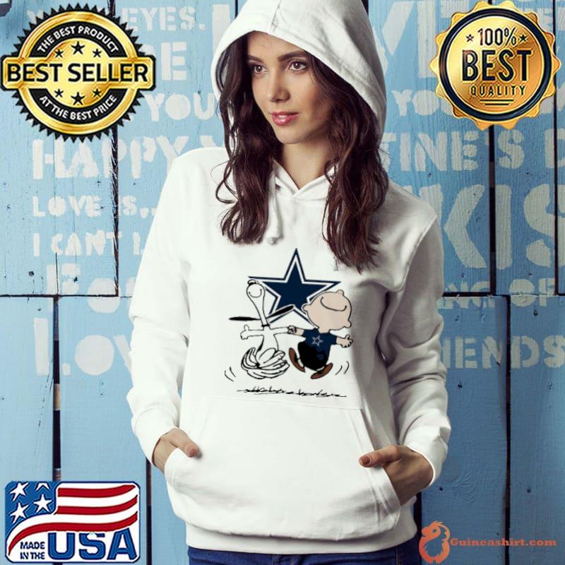 Snoopy And Charlie Brown Dallas Cowboys Football Shirt Hoodie