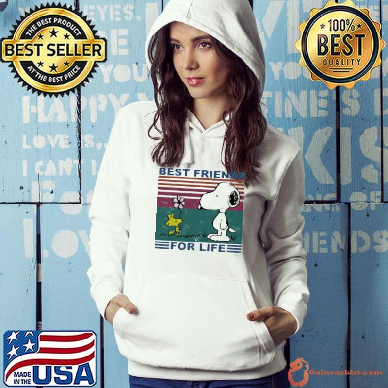 Snoopy And Woodstock Best Friends For Life Vintage Shirt Hoodie