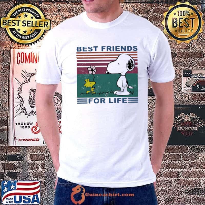 Snoopy And Woodstock Best Friends For Life Vintage Shirt