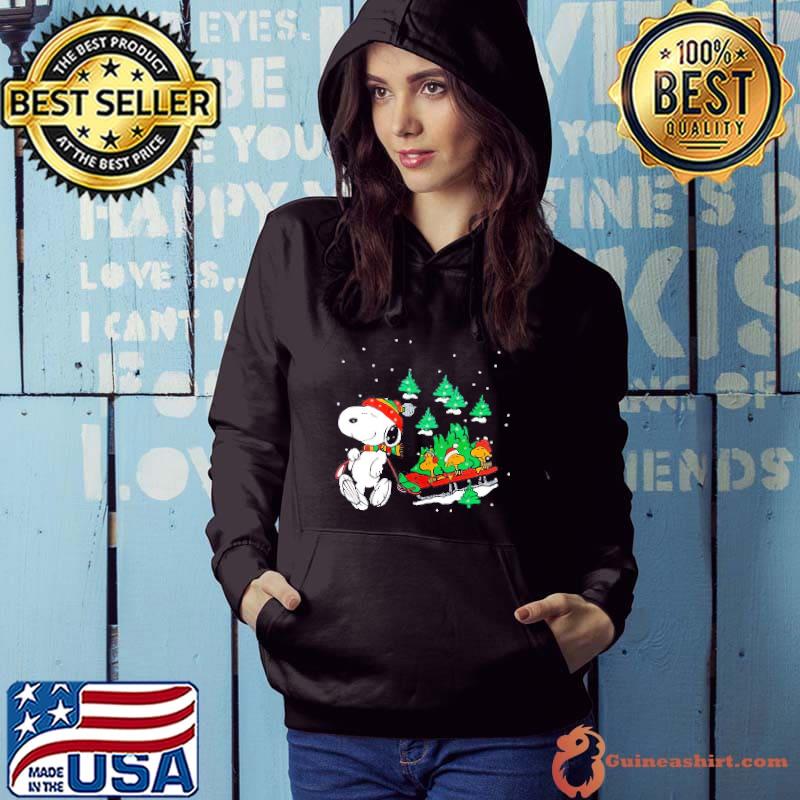 Snoopy Woodstock Dashing Thru The Snow s Hoodie