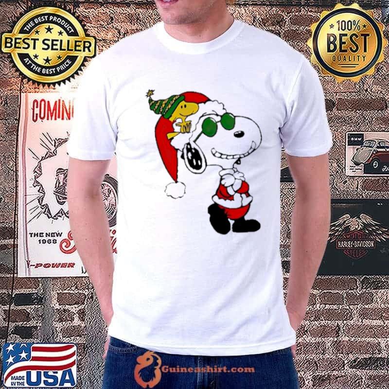 Snoopy Woodstock Peanuts merry Christmas shirt
