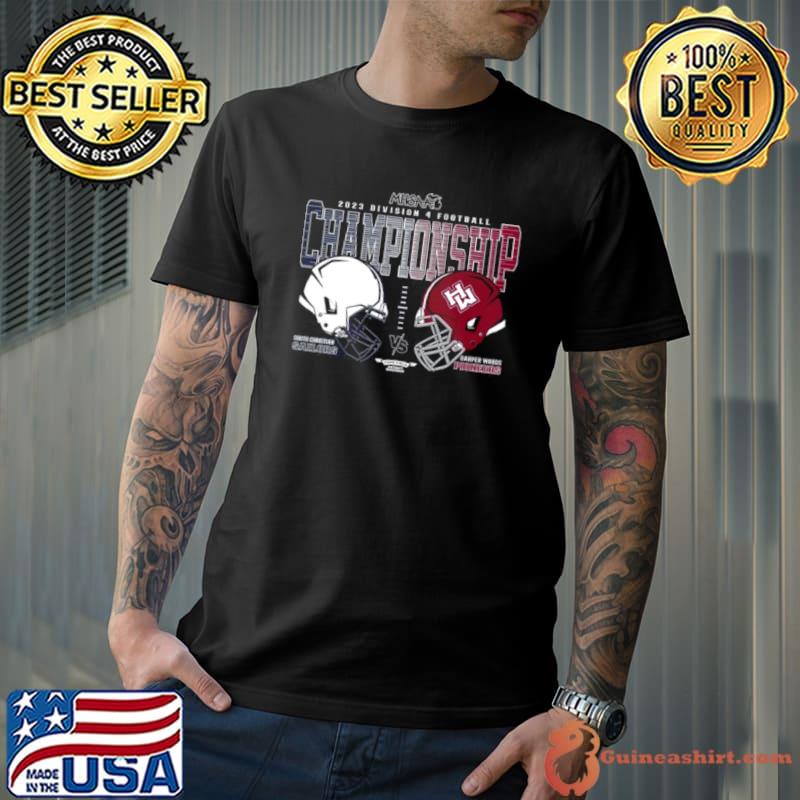 South Christian Sailors Vs Harper Woods Pioneers 2023 MHSAA Football Division 4 Head To Head Championship Shirt