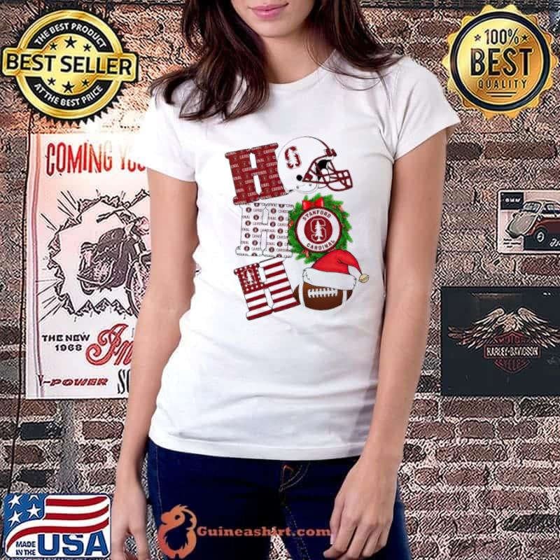 Stanford Cardinal Ho Ho Ho Christmas s Ladiestee
