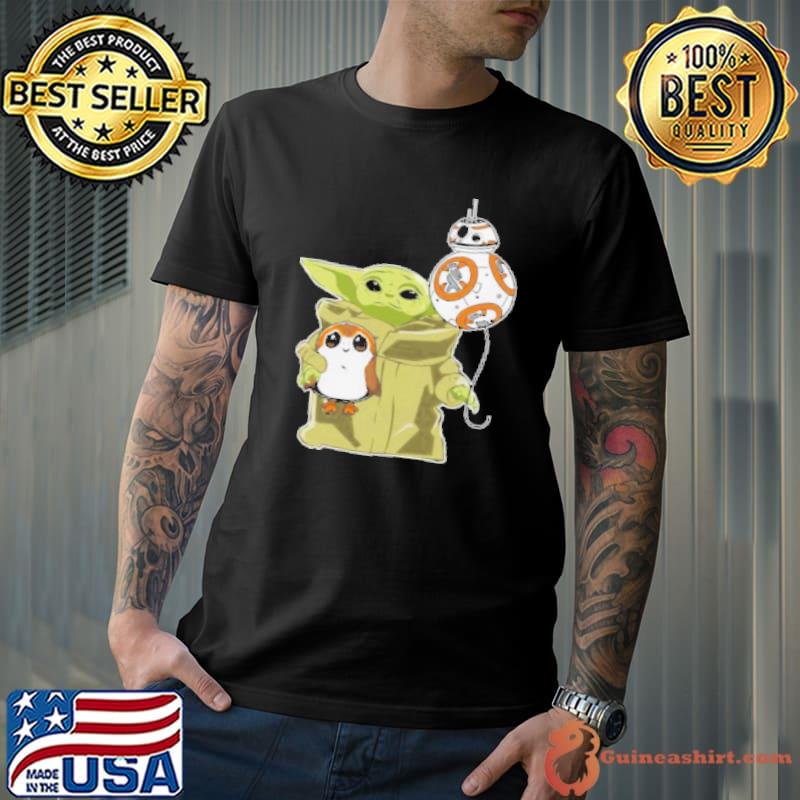Star Wars Baby Yoda Bb8 And Wampa Shirt