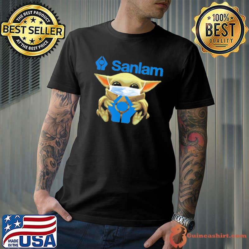 Star Wars Baby Yoda Mask Hug Sanlam Shirt