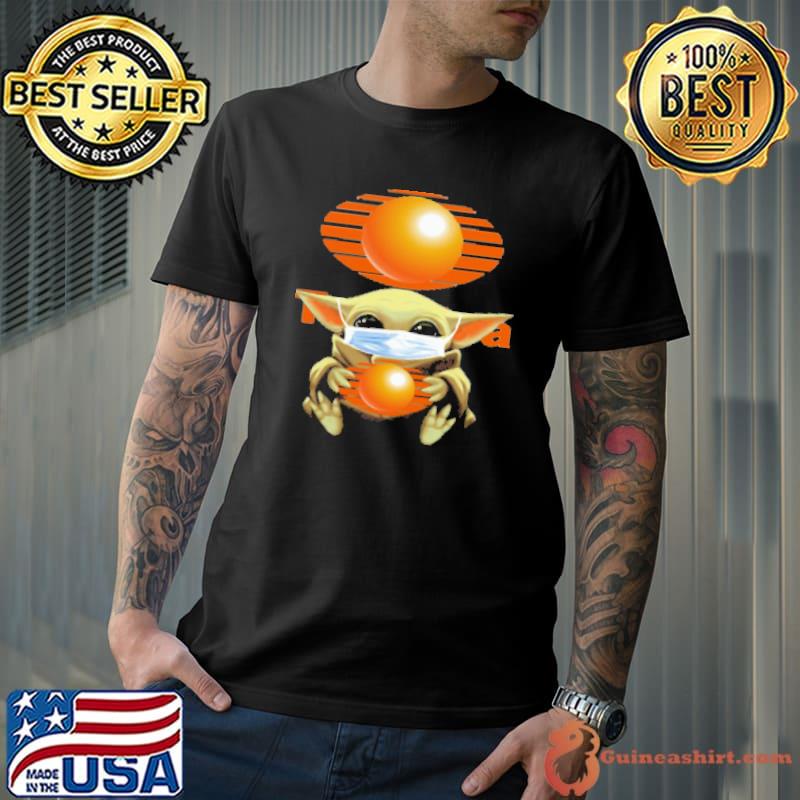Star Wars Baby Yoda Mask Hug Televisa Shirt