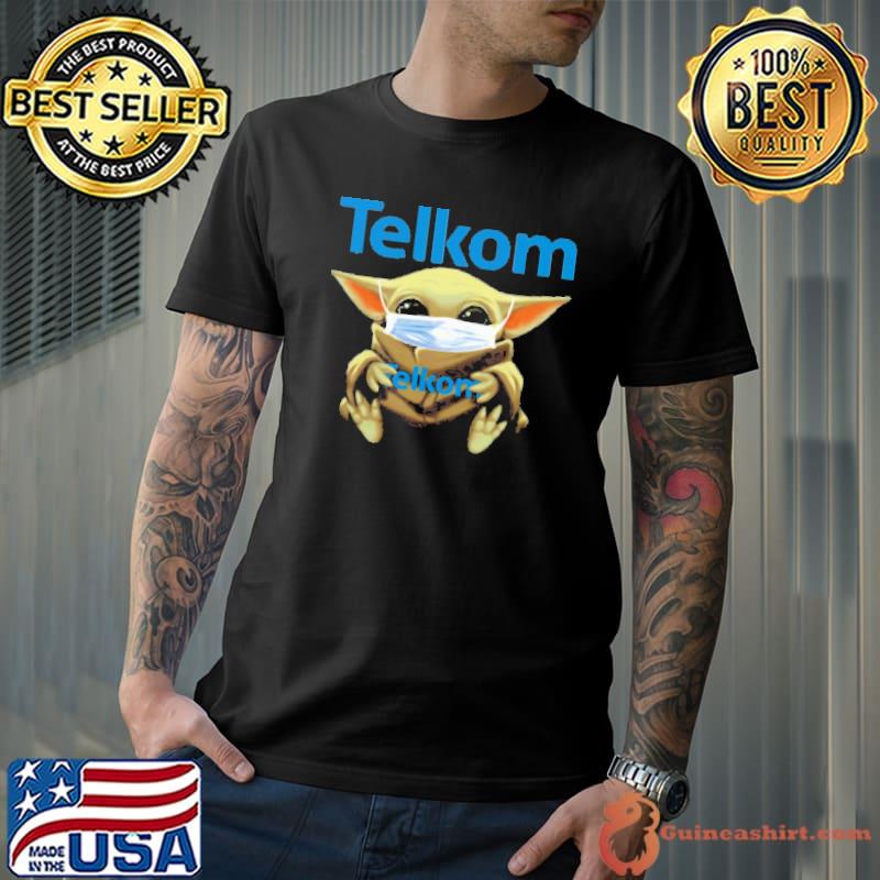 Star Wars Baby Yoda Mask Hug Telkom Shirt