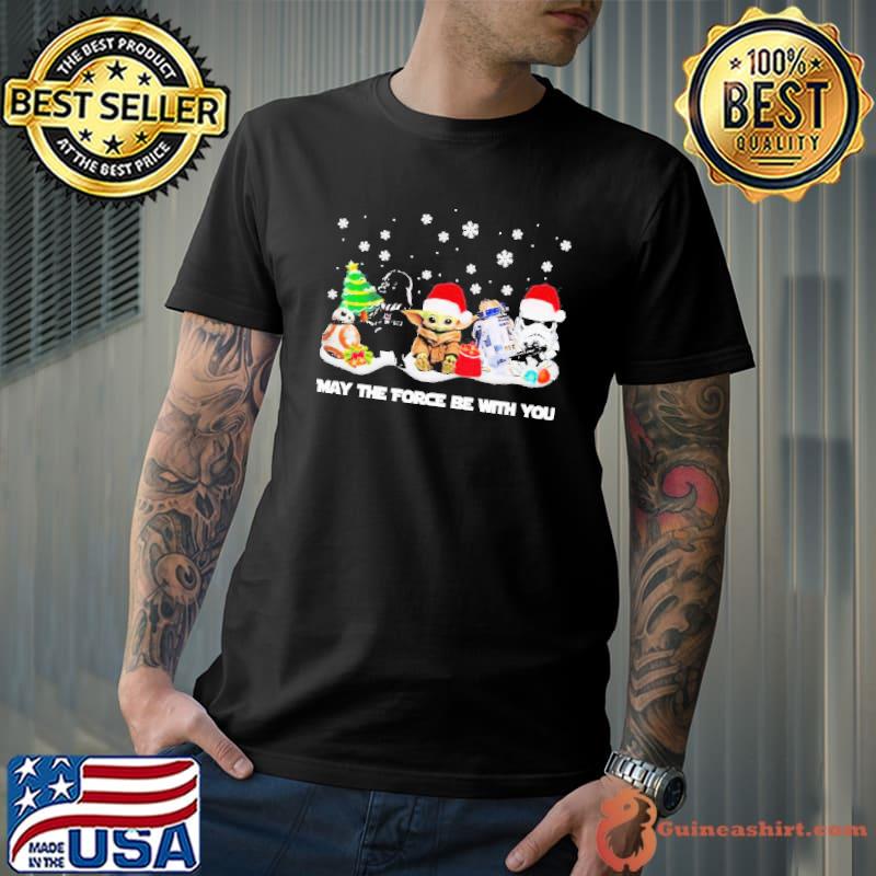 Star Wars MAY THE FORCE BE WITH YOU merry christmas shirt
