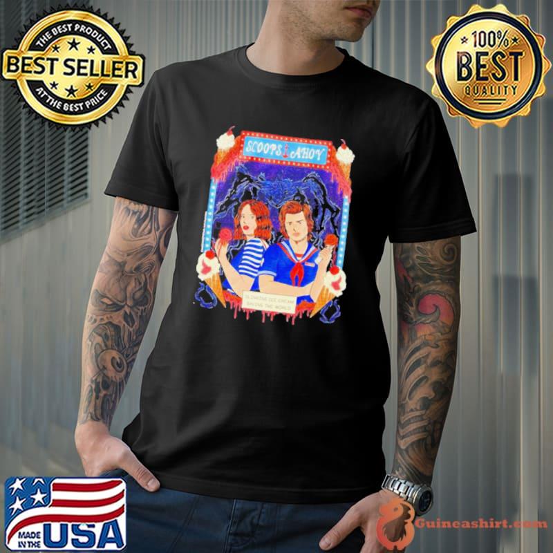 Stranger Things Duo Vintage Art shirt