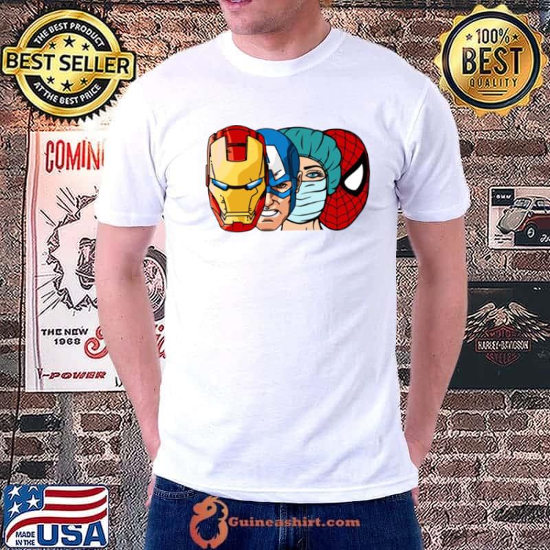 Super Hero Nurse Marvel Style shirt