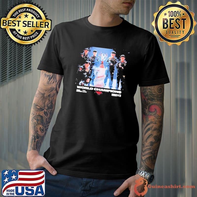 T1 LOL Are The 2023 World Champions The Grind The Glory Congratulations Shirt