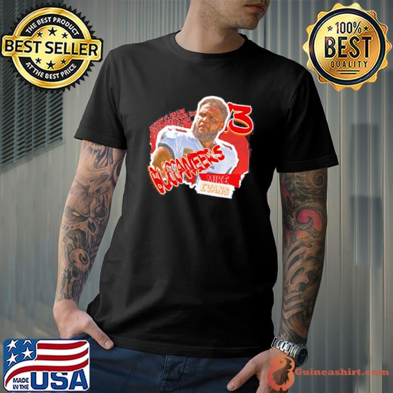 Tampa Bay Buccaneers Mike Evans Football Paper shirt