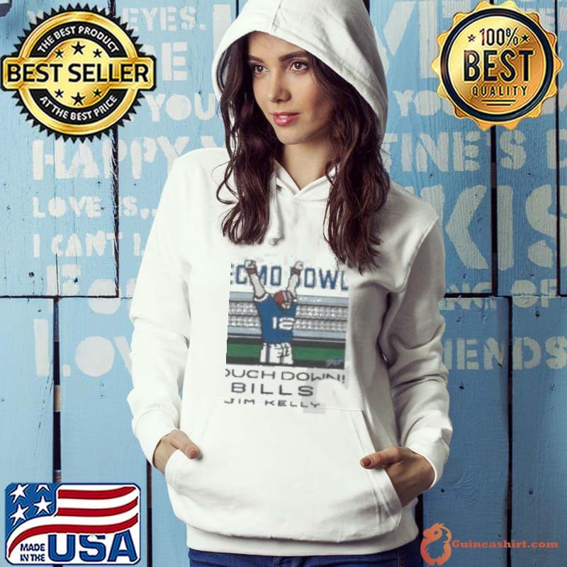 Tecmo Bowl Buffalo Bills Jim Kelly Touch Down Shirt Hoodie