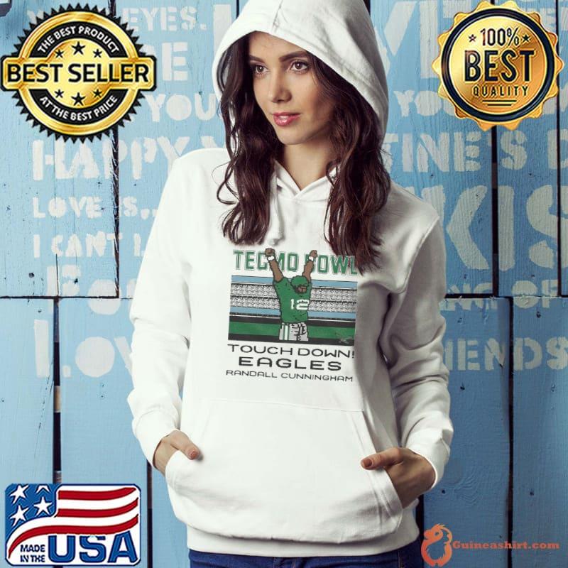 Tecmo Bowl Touch down Eagles Randall Cunningham Shirt Hoodie