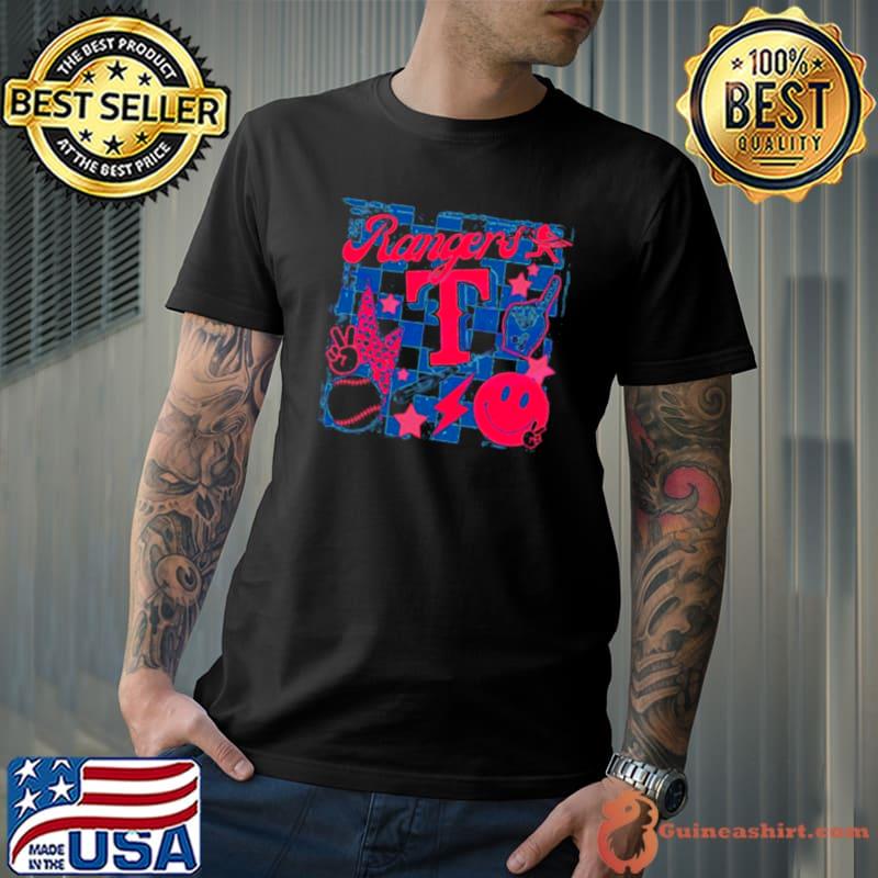 Texas Rangers Blue Checkerboard shirt