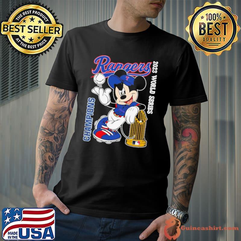 Texas Rangers Mickey Mouse 2023 World Series Champions Shirt
