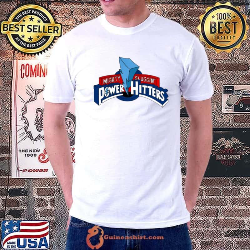 Texas Rangers Might morphin power hitters shirt