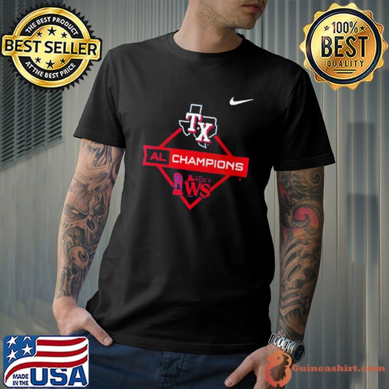 Texas Rangers Nike 2023 American League Champions Diamond Icon shirt