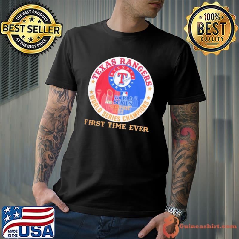 Texas Rangers World Series Champions 2023 First Time Ever Logo shirt