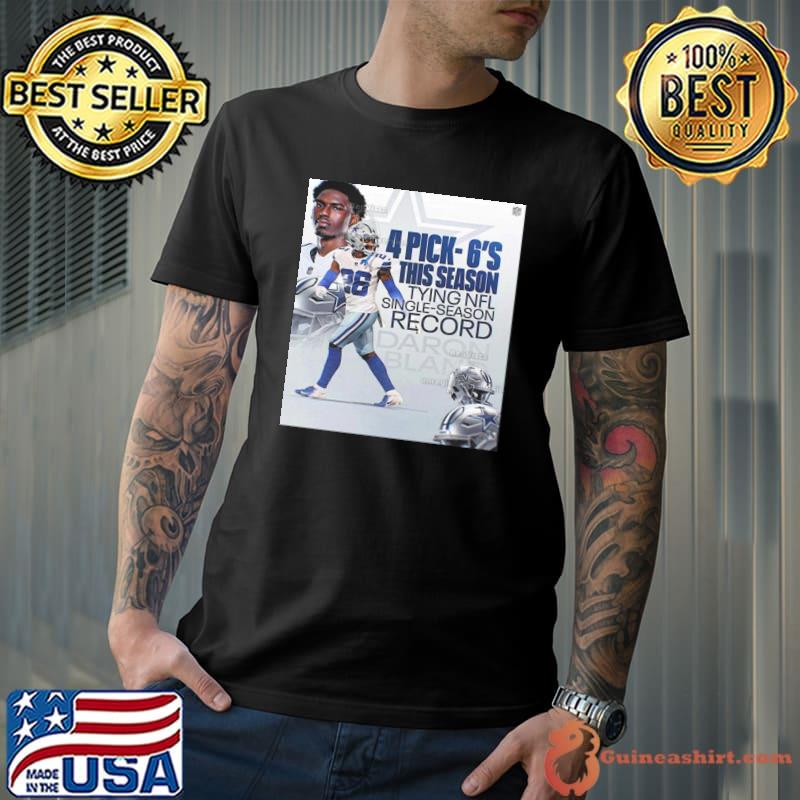 The Dallas Cowboys CB Daron Bland Break The Record With One More Pick-6 This Season shirt