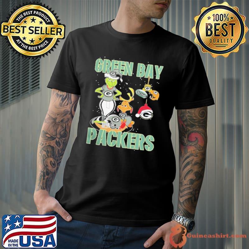 The Grinch And Dog Green Bay Packers Christmas 2023 Shirt