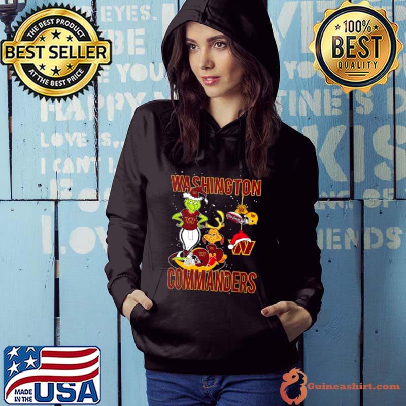 The Grinch And Dog Washington Commanders Ornament Christmas 2023 s Hoodie