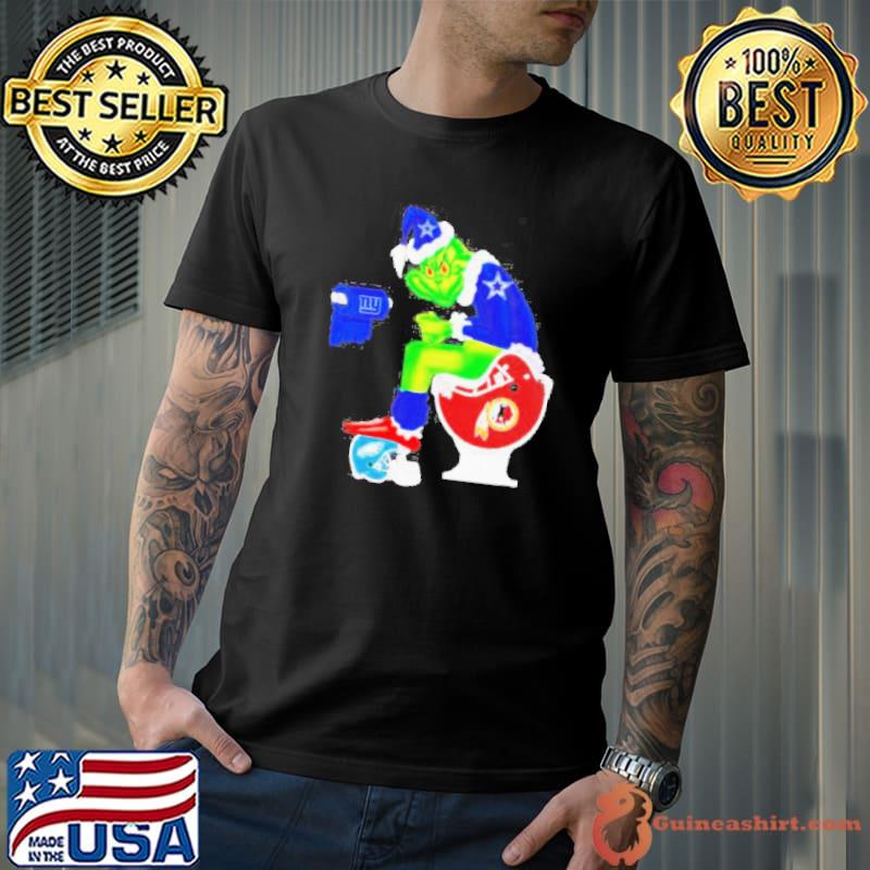 The Grinch Dallas Cowboys Shit On Washington Football Team Christmas shirt