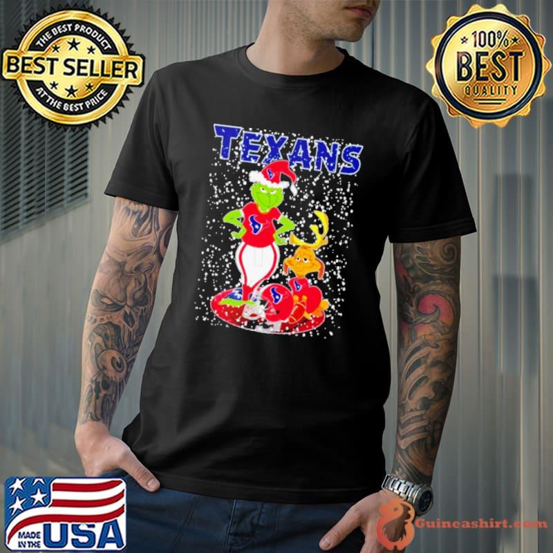 The Grinch Grinchxmas Christmas Houston Texans Shirt