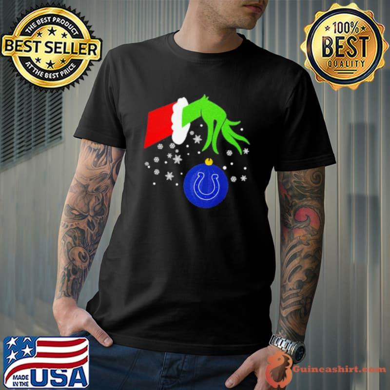 The Grinch Hand Christmas Ornament Indianapolis Colts 2023 shirt