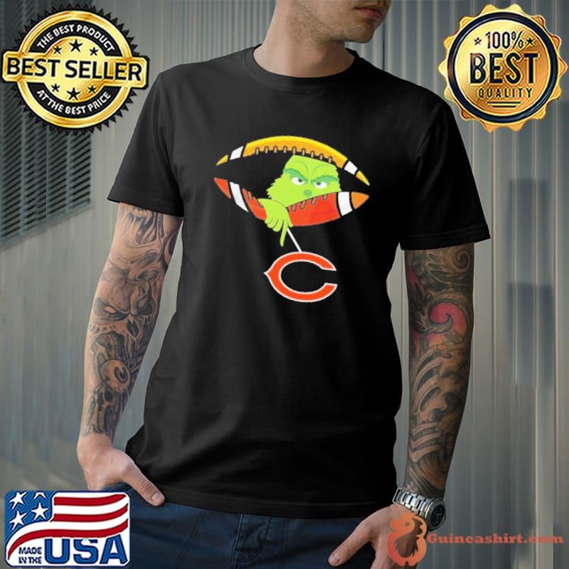 The Grinch Hold Chicago Bears Football Logo Shirt