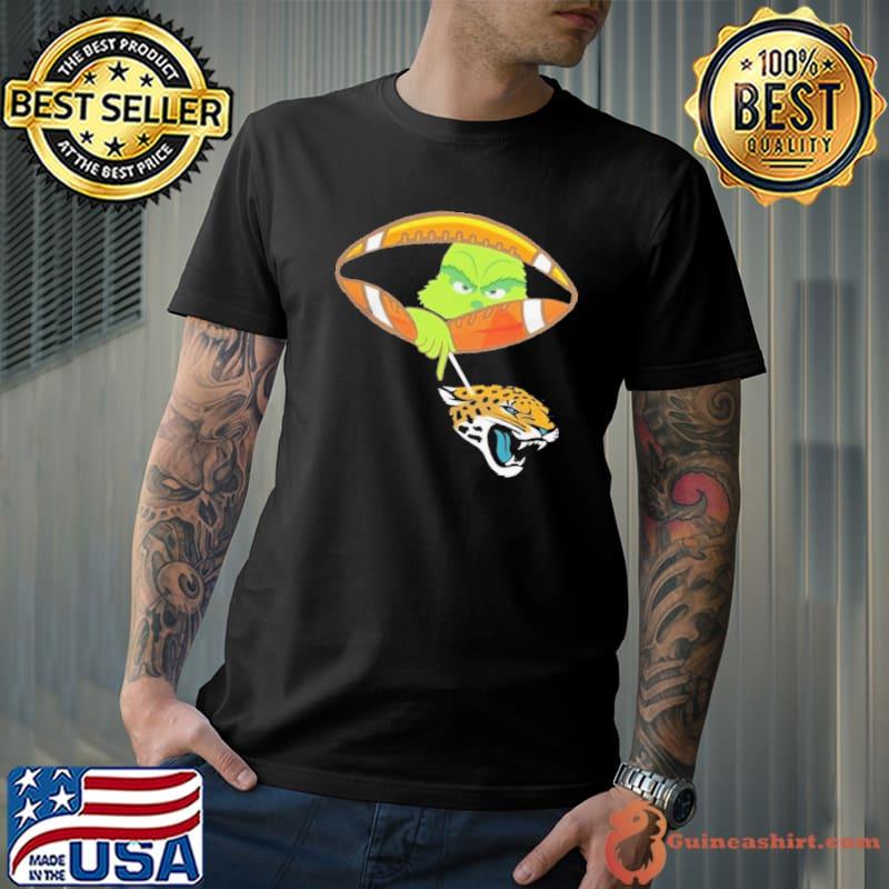 The Grinch Hold Jacksonville Jaguars Football Logo Shirt