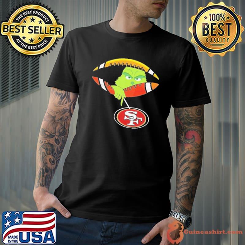 The Grinch Hold San Francisco 49ers Football Logo Shirt